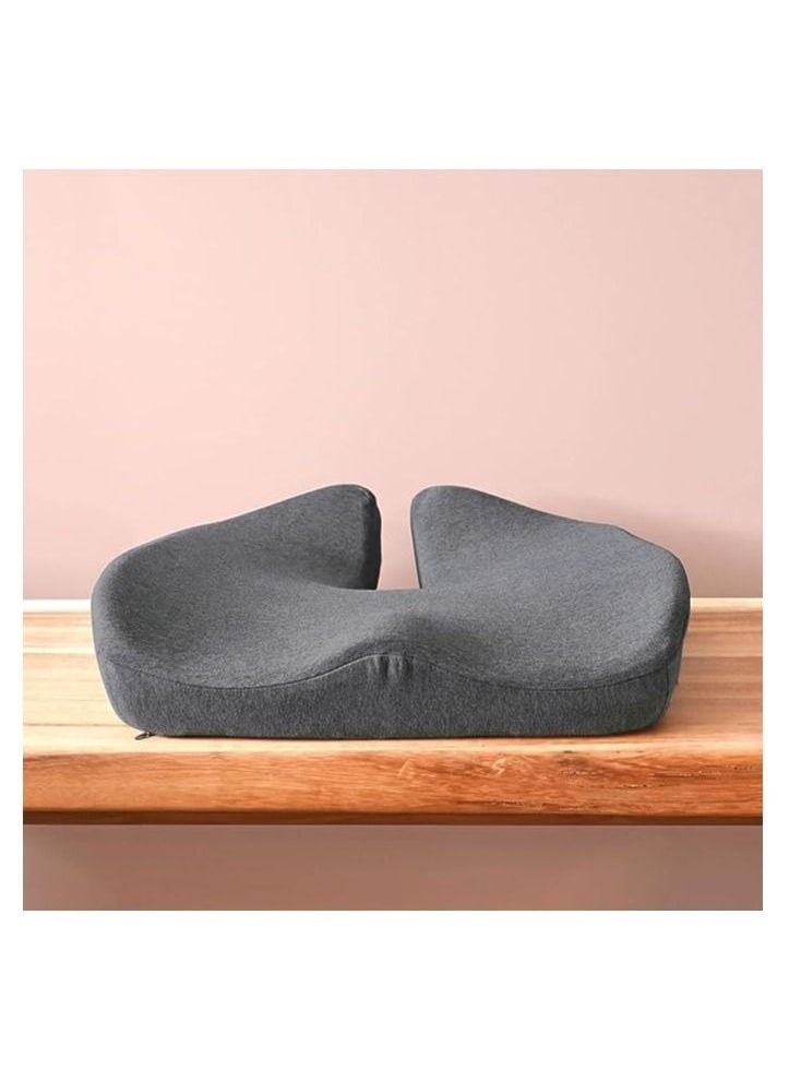 Plush PLUSH Butterfly Shape Lumbar Support Pillow Combo Set for Chair Ergonomic Cushion Reduces Back Pain and Improves Posture for Home or Office Sit Comfortably Longer  - Image 5