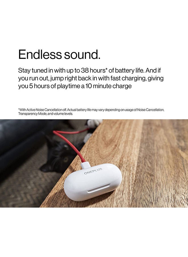 OnePlus Buds Z2 With Active Noise Cancellation & 38-Hour Battery Life Matte Black - Image 3