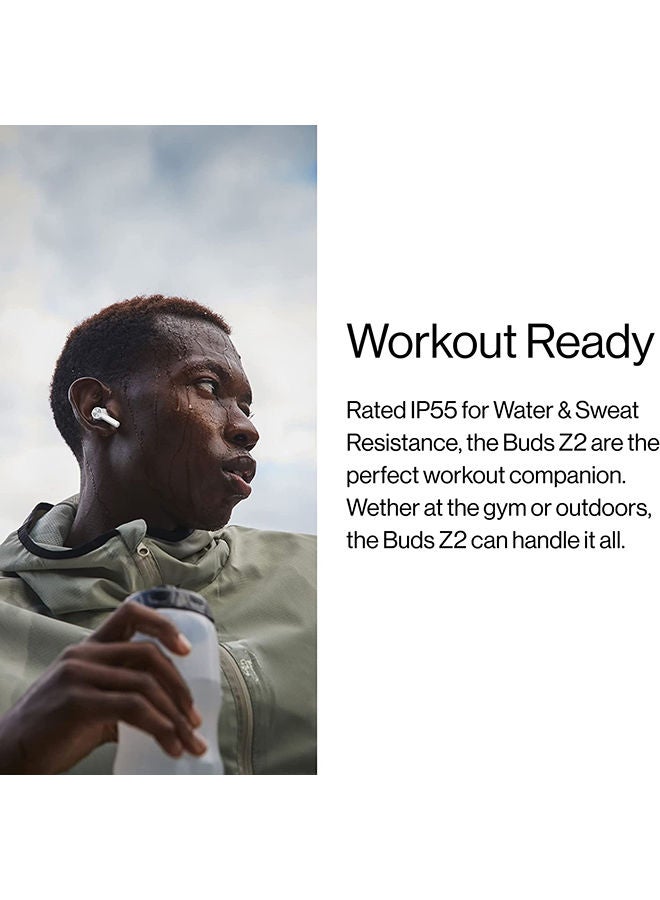 OnePlus Buds Z2 With Active Noise Cancellation & 38-Hour Battery Life Matte Black - Image 4