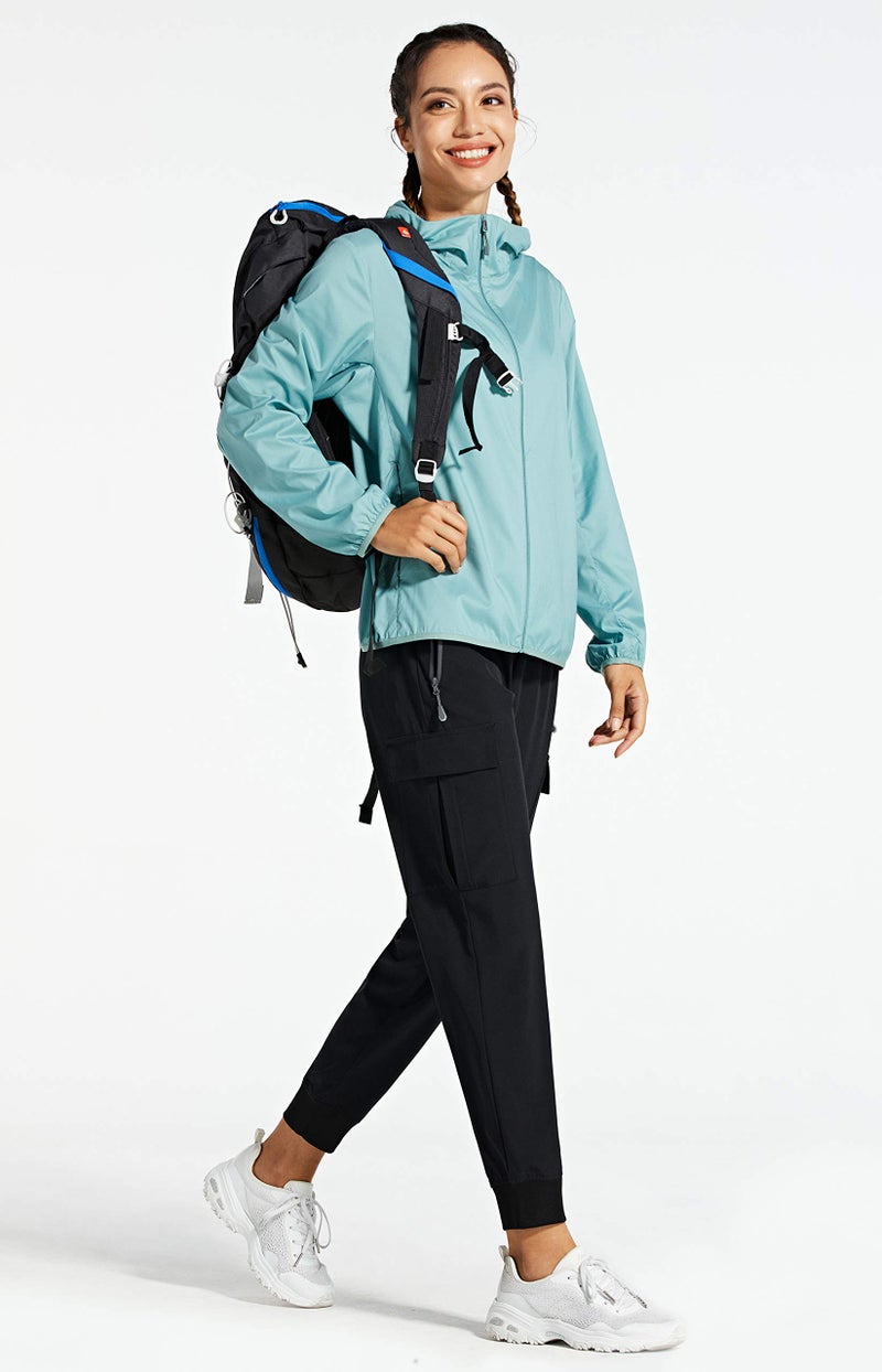 Libin Women's Cargo Joggers Lightweight Quick Dry Hiking Pants Athletic Lounge Casual Travel, Black XXXL - Image 5