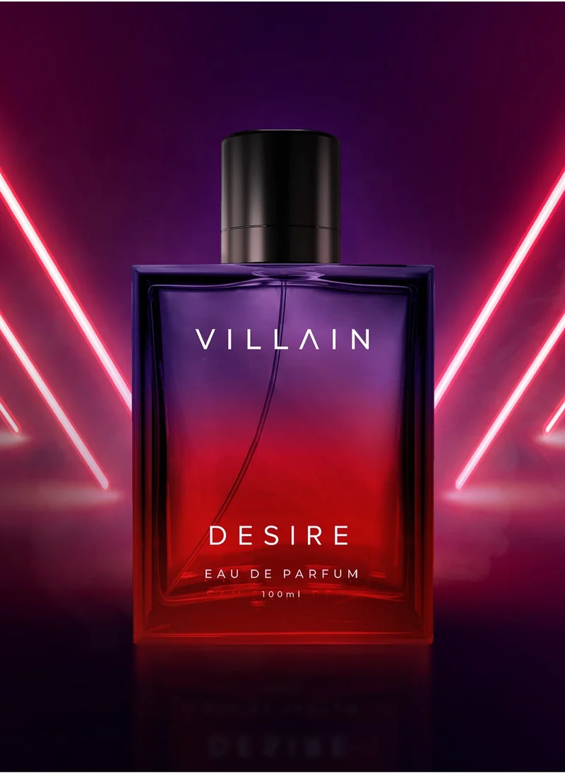 VILLAIN Desire EDP, Long Lasting Perfume for Men 100 ml