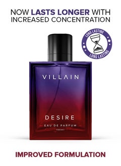 VILLAIN Desire EDP, Long Lasting Perfume for Men 100 ml  - Image 3
