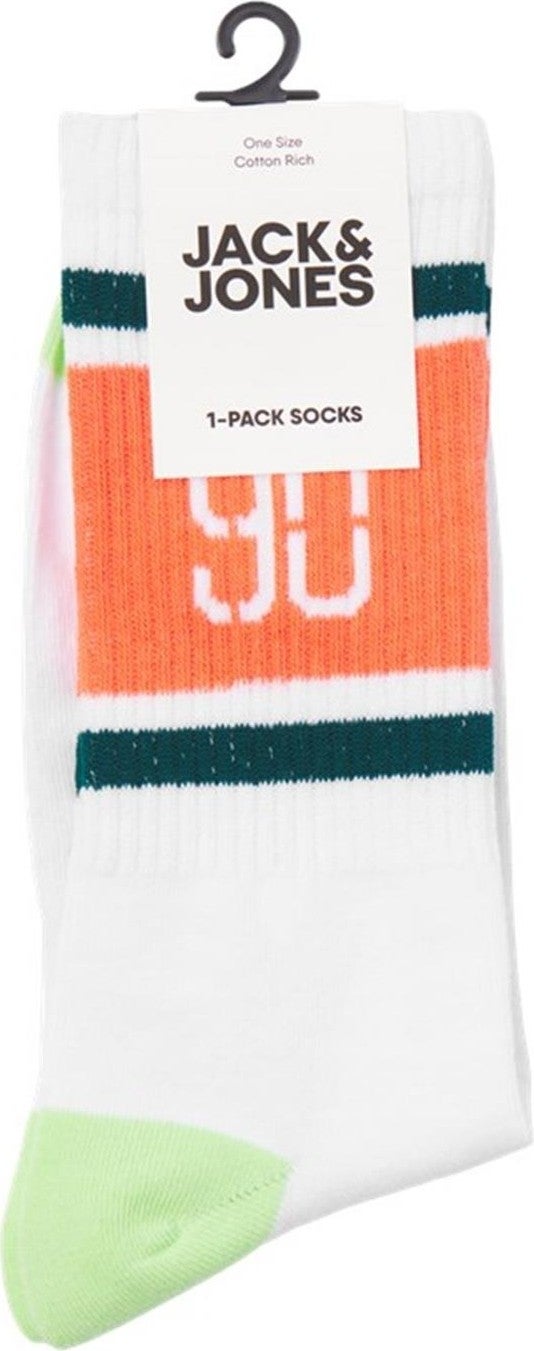 Jack Jones Jacretro Logo Tennis SOCK12250746 Orange - Image 3