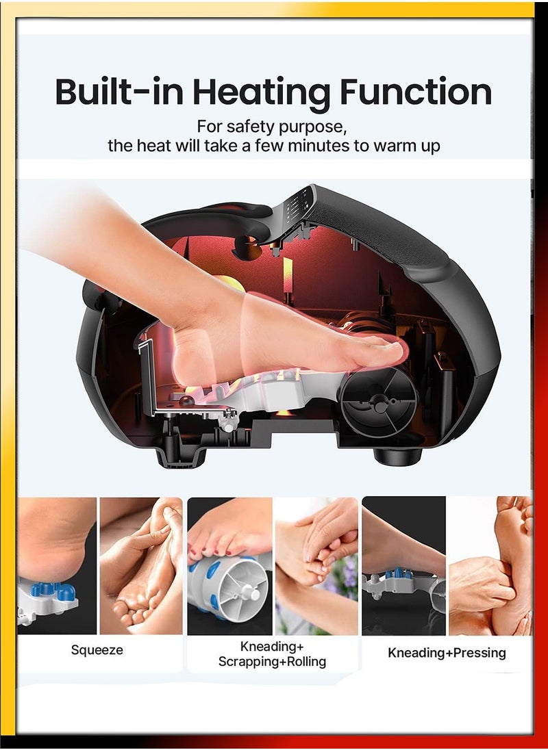 DBLEW - Shiatsu 4D Foot Massager Machine With Heating Compression Deep Kneading Therapy For Leg And Feet Pain Relief - Image 1
