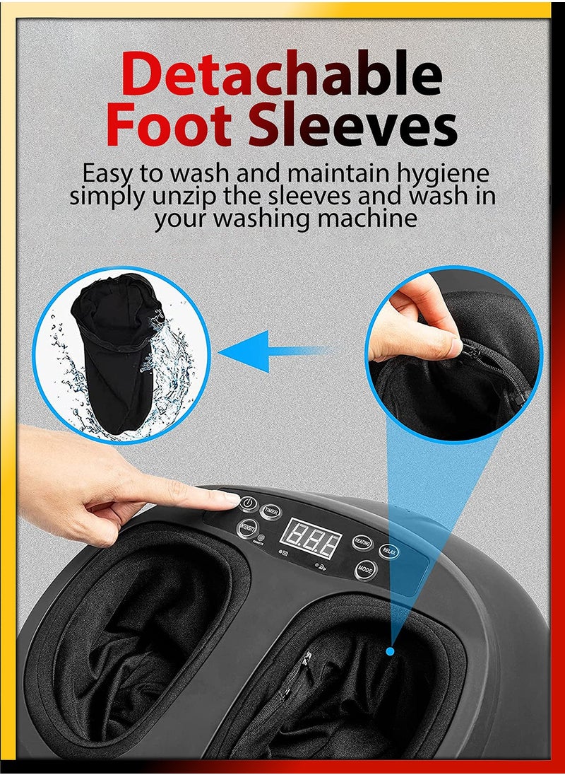 DBLEW - Shiatsu 4D Foot Massager Machine With Heating Compression Deep Kneading Therapy For Leg And Feet Pain Relief - Image 1