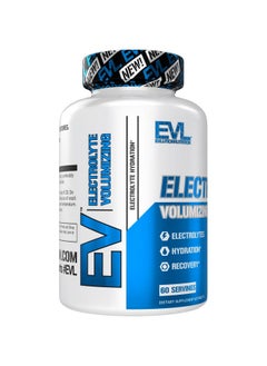 Evlution Nutrition Volumizing Electrolyte Hydration Tablets - Rapid Rehydration Supplement - Recharge And Recover - Contains 8 Key Electrolytes - Vegan, Gluten-Free, And Keto Friendly - 60 Servings - pzsku/ZA38C4F010A6CFB418ABDZ/45/_/1728309237/4b6dd14a-c932-4649-b7c6-6b71fd8fd949