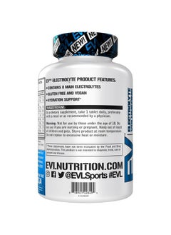 Evlution Nutrition Volumizing Electrolyte Hydration Tablets - Rapid Rehydration Supplement - Recharge And Recover - Contains 8 Key Electrolytes - Vegan, Gluten-Free, And Keto Friendly - 60 Servings - pzsku/ZA38C4F010A6CFB418ABDZ/45/_/1728309271/996cdc97-eb10-4b7b-a4ed-c6ec2a9a0be1