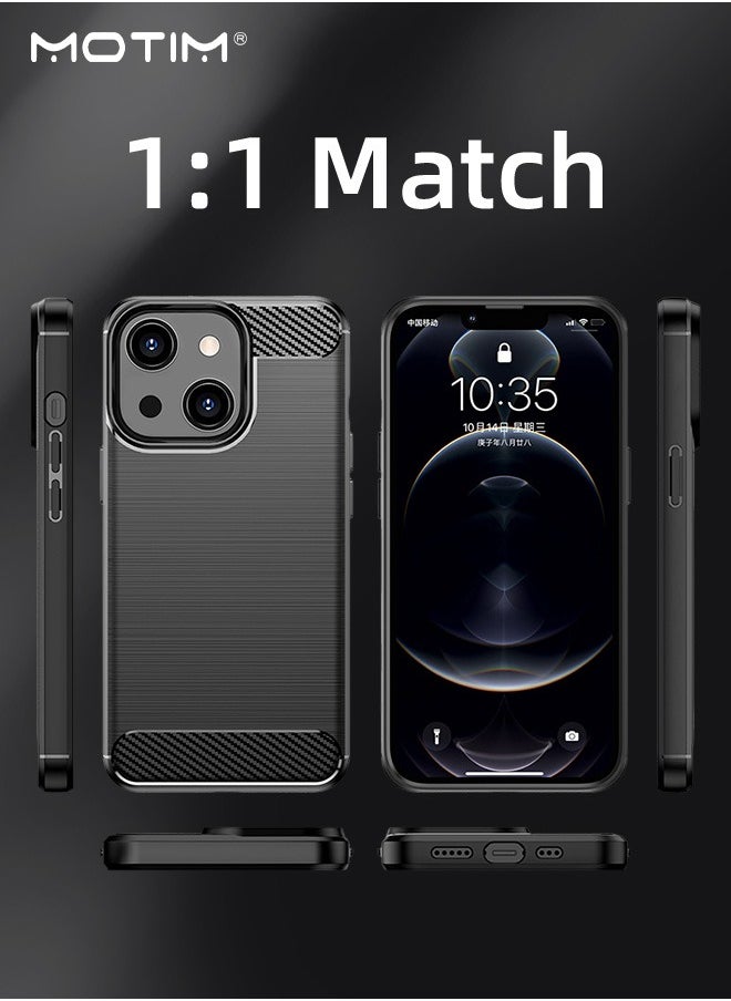 Motim Carbon Fiber Case for iPhone 14/14 Plus Ultra Slim Phone Case Soft TPU Airbag Shockproof Protective Anti-Scratch Cover  - Image 5
