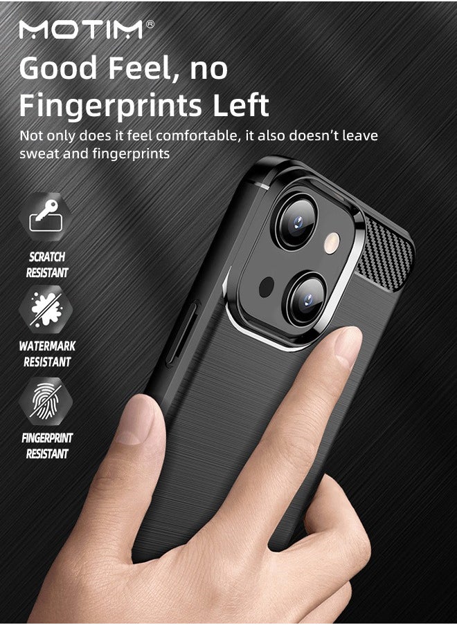 Motim Carbon Fiber Case for iPhone 14/14 Plus Ultra Slim Phone Case Soft TPU Airbag Shockproof Protective Anti-Scratch Cover  - Image 4