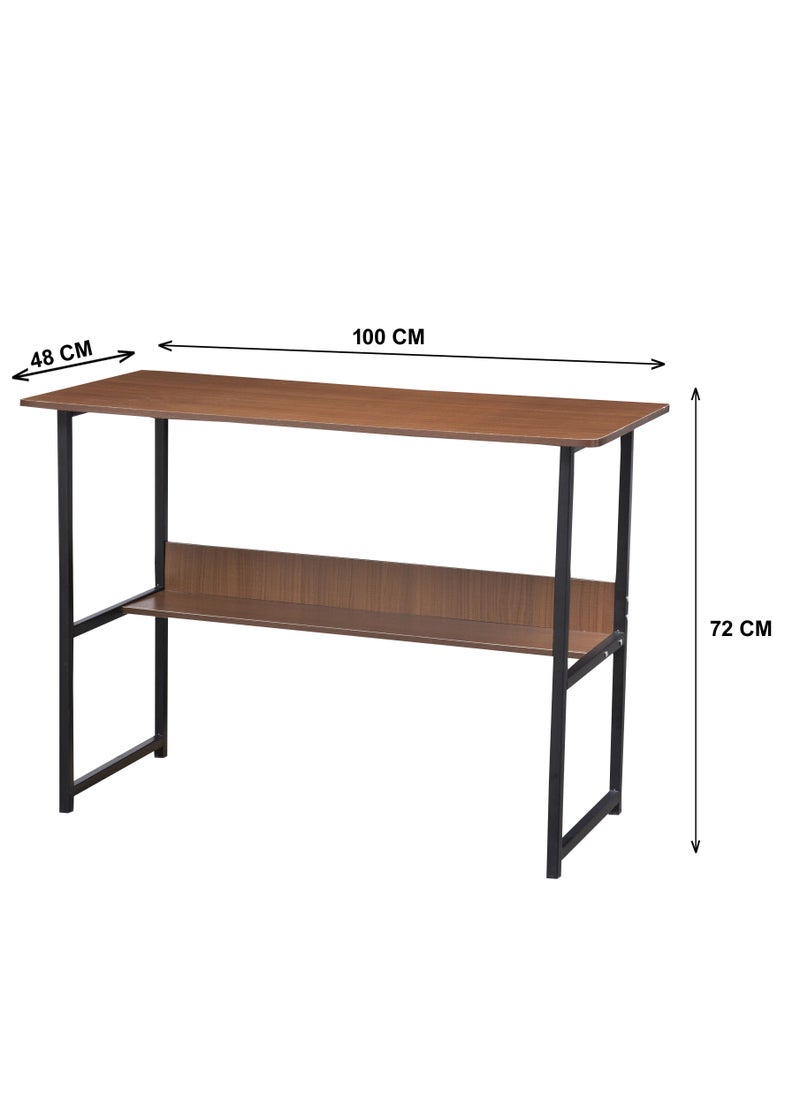 WT-EASYCARE - Computer Table- Dark Oak | Study Table | Writing Desk | Engineered Wood Study Table | Home Office Table | Office Furniture| Computer Table - Image 1