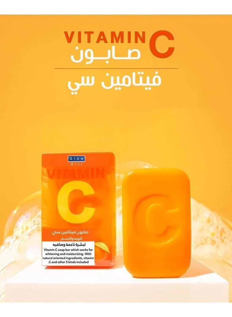 Glow Girl Two Pieces of Vitamin C Soap 100 g - Image 3