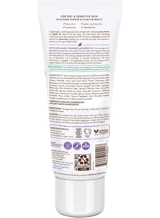 Babo Botanicals Babo Botanicals Calming Lotion with French Lavender and Organic Meadowsweet - Image 3