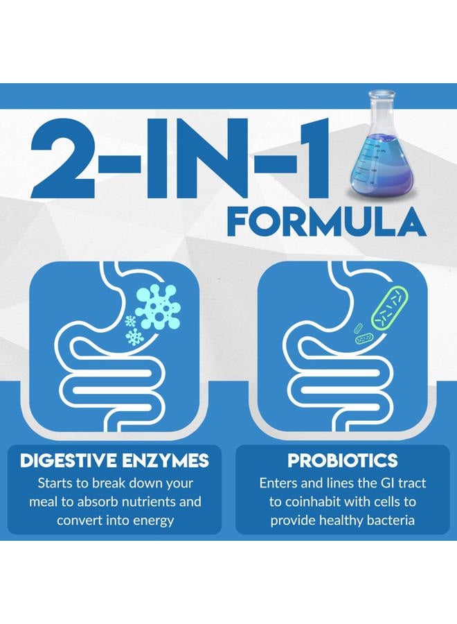 Instant Brands Digest Complete 2-in-1 Probiotic Digestive Enzymes, 60 Capsules - Image 3