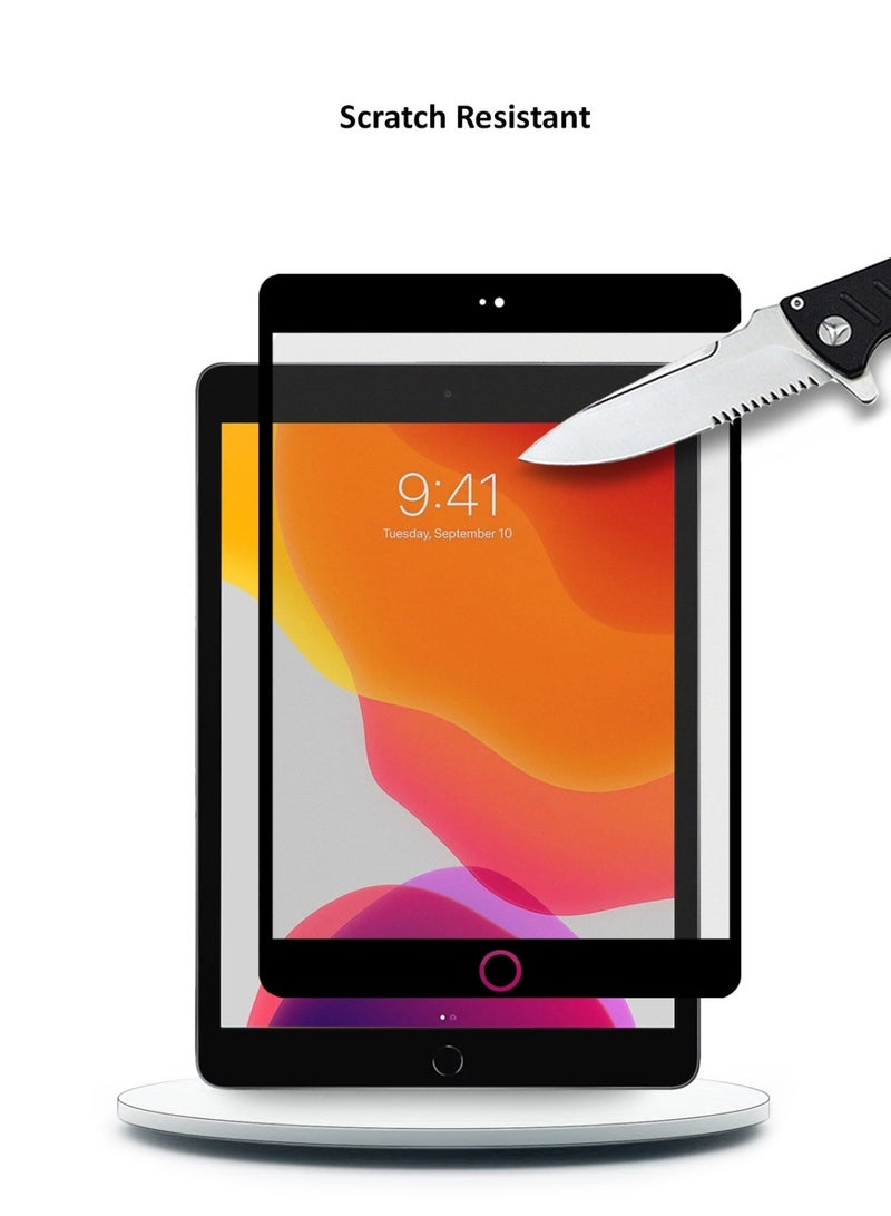 Techie غطاء شاشة فيلم سيراميك غير لامع 9D لجهاز آبل آيباد 2021 بحجم 10.2 بوصة - درع مضاد للبصمات فائق الجودة، لمسة ناعمة، تثبيت خالي من الفقاعات - Image 5