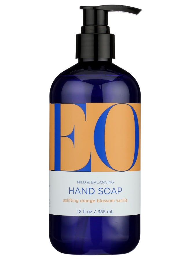 EO Orange Blossom Vanilla Hand Soap 12 Fl Oz - Image 3