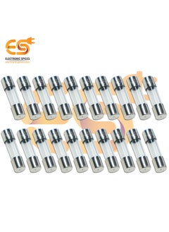 Electronicspices Electronic Spices 2A 250V 5mm x 20mm Fast Acting Glass Tube Cartridge Fuse Pack of 100  - Image 2