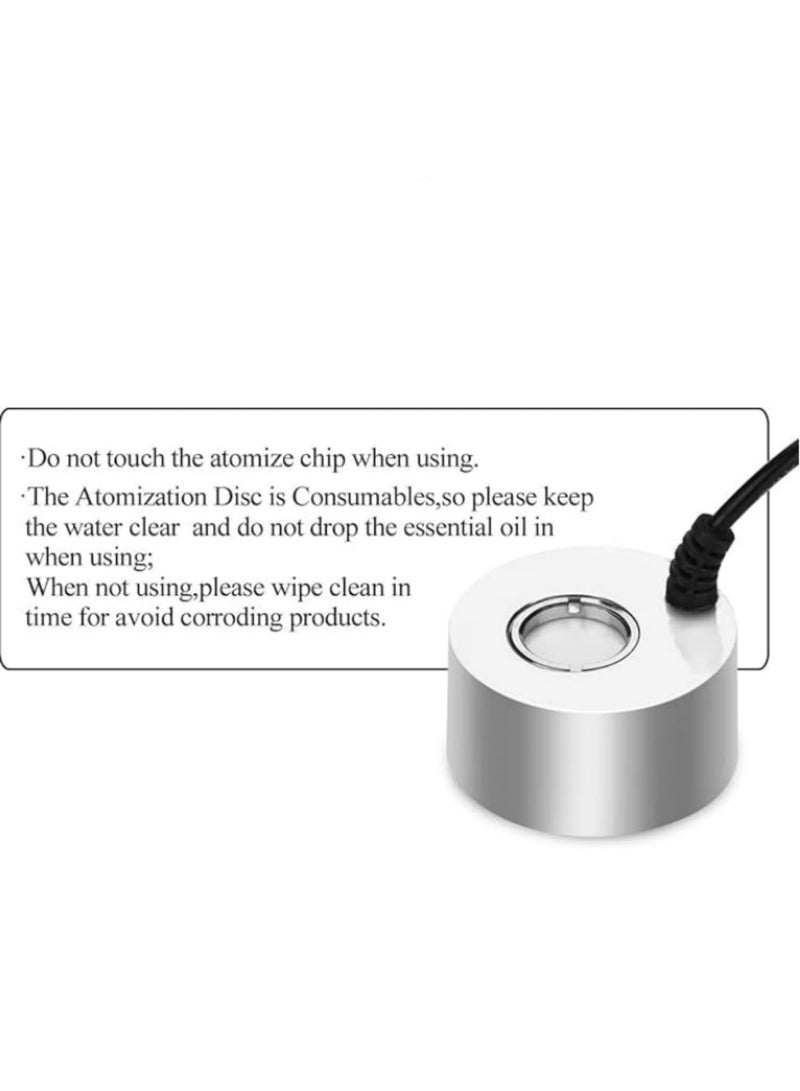 قطعة واحدة مرذاذ الضباب لتررم الزواحف، حوض الأسماك، مرذاد ضباب مصغر من الألومنيوم، ديكورات نوافير داخلية، ملحقات ممتعة لحوض مزروع، بدون قابس (بدون إضاءة) - Image 2