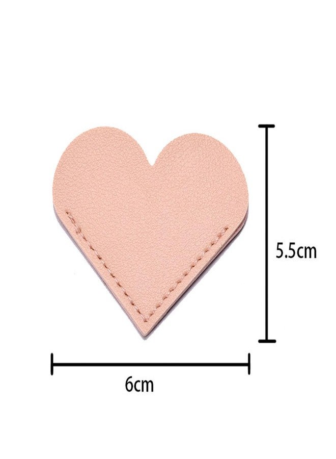 Huluth 10Pcs Bookmarks for Women Book Marks for Reading Lovers, Cute Leather Heart Bookmarks for Friends Teachers Students Book Reading Lovers Present - Image 2