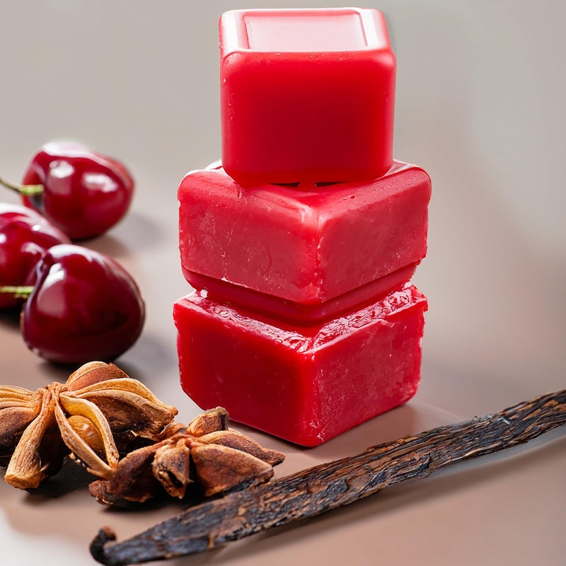 Candlecopia Black Cherry Strongly Scented Hand Poured Vegan Wax Melts, 12 Scented Wax Cubes, 6.4 Ounces in 2 x 6-Packs - Image 4