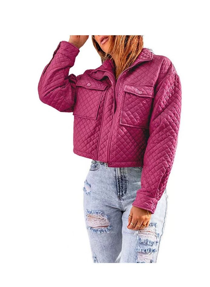 Loquat Women's Fashion Casual Loose Cropped Jacket