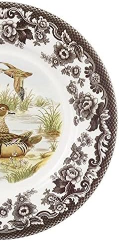 Spode Woodland Luncheon Plate Wood Duck 9  Perfect for Thanksgiving and Other Special Occasions  Made in England from Fine Earthenware  Microwave and Dishwasher Safe - Image 3