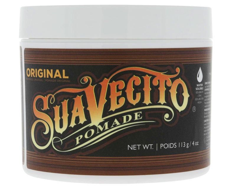 Suavecito Pomade Original Hold For Men 4 oz 1 Pack Medium Shine Water Based Wax Like Flake Free Hair Gel Easy To Wash Out All Day Hold For All Hairstyles