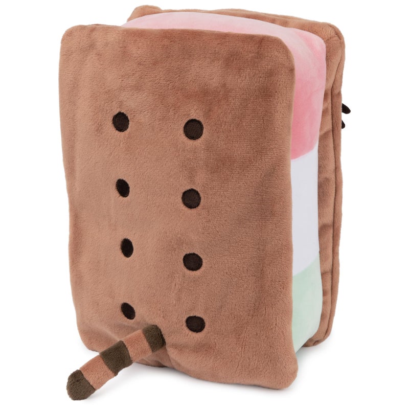 GUND Pusheen Neapolitan Ice Cream Sandwich Pusheen Plush, Stuffed Animal for Ages 8 and Up, Brown, 9.5â€ - Image 5