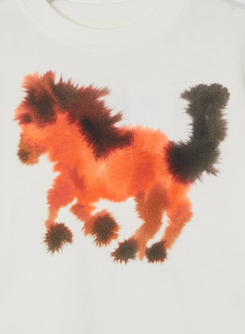 H&M Animal-Motif T-Shirt