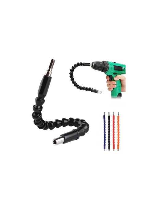 Superbit - Superbit Screwdriver Flexible, Superbit Drill Bit, Super Bit Flexible Drill Bit Extension, Superbit Tool 360 Degree Screwdriver Extension for Any Angle (Black)