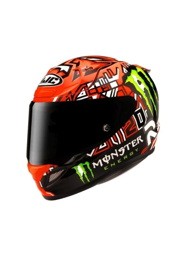 HJC RPHA 12 QUARTARARO EDITION 2025 BK/RD/GRN Helmet - Image 1