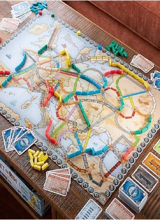 Days of Wonder Ticket to Ride : Europe (Board Game) - Build Train Routes Across Europe in this Sequel to the Hit Family Board Game  - Image 5