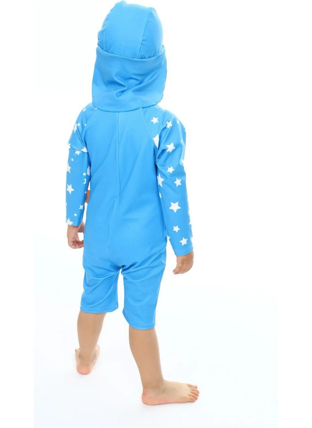 Podium Giyim Podium Clothing New Season Cute Dragon UV Protection Long Sleeve Zippered Hat Baby-Child Swimsuit Set