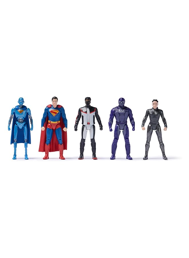 DC Comics Superman Heroes Vs. Villains 5 Pack 3 Inch Action Figure Stylized Superhero Figures With Dynamic Poses And Battle Ready Armor Kids Toys For Ages 4+ - Image 2