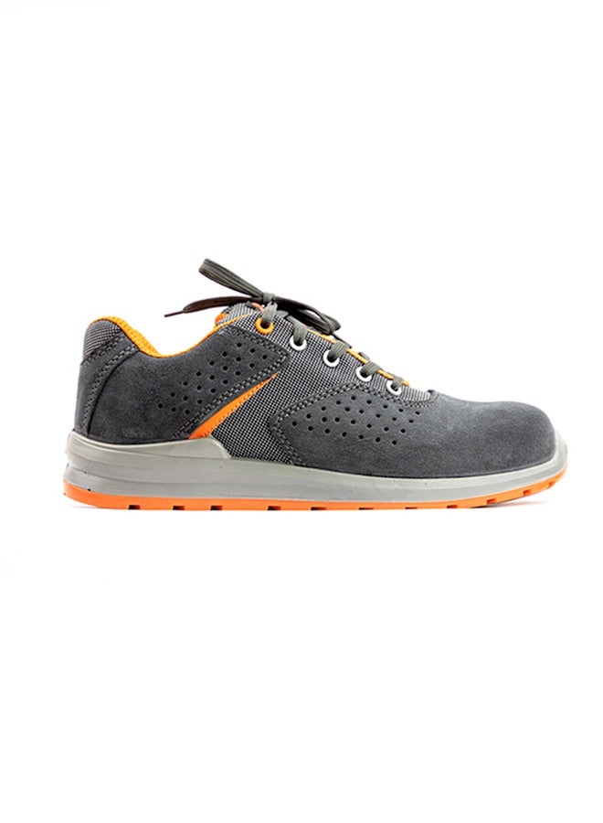 Gladiator 6045 Men’s Composite Toe Safety Shoes, Orange-Grey, EX S1P, Low Ankle, Lace-Up - Image 2