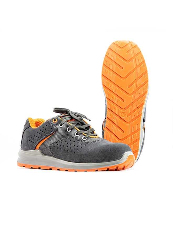 Gladiator 6045 Men’s Composite Toe Safety Shoes, Orange-Grey, EX S1P, Low Ankle, Lace-Up - Image 4