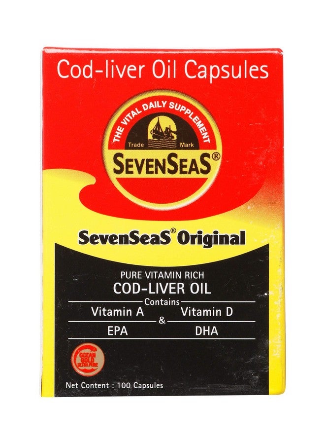 Sevenseas زيت كبد السمك الأصلي من سفن سيز سفيزيرا - 100 كبسولة، عبوة من 1 - Image 1