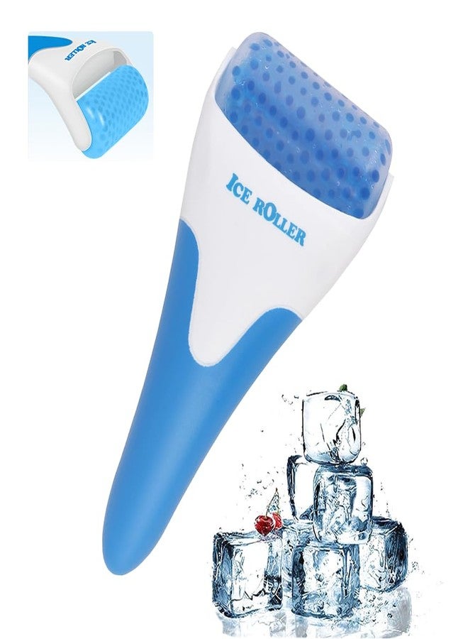 Karomouj Ice Roller for Face & Eyes - Skin Cooling Roller for Puffiness, Migraine & Headache Relief, Pore Minimizer, Facial Massage, Glowing Skin - Image 1
