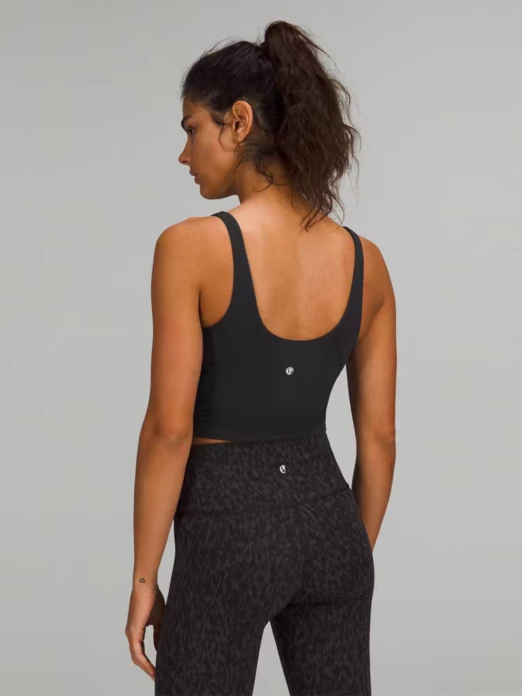Align™Women'S Sports Vest U-Shaped Naked Fitness Running Beauty Back Yoga Top Lulu Same - Image 3