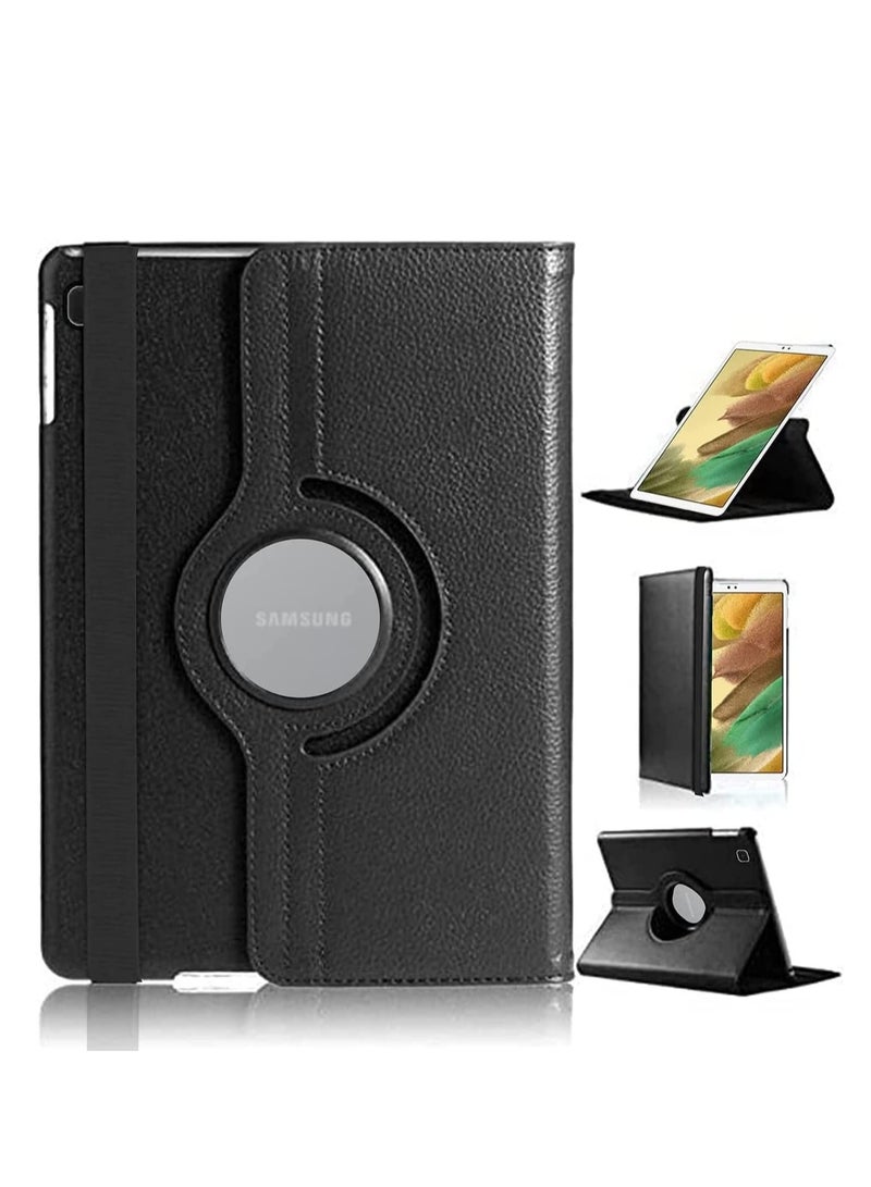 ELTRAZONE Galaxy Tab A7 Lite Case, Samsung Tab A7 Lite Case, 360° Rotating Multi-Angle Stand, PU Leather Flip Folio Case For Samsung Galaxy Tab A7 Lite T220/T225 Case (Black) - Image 1