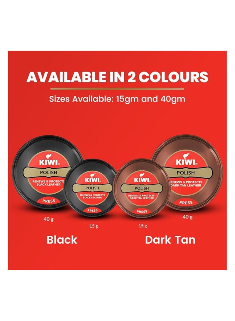 Kiwi Shoe Polish Black 40 Grams - Image 5