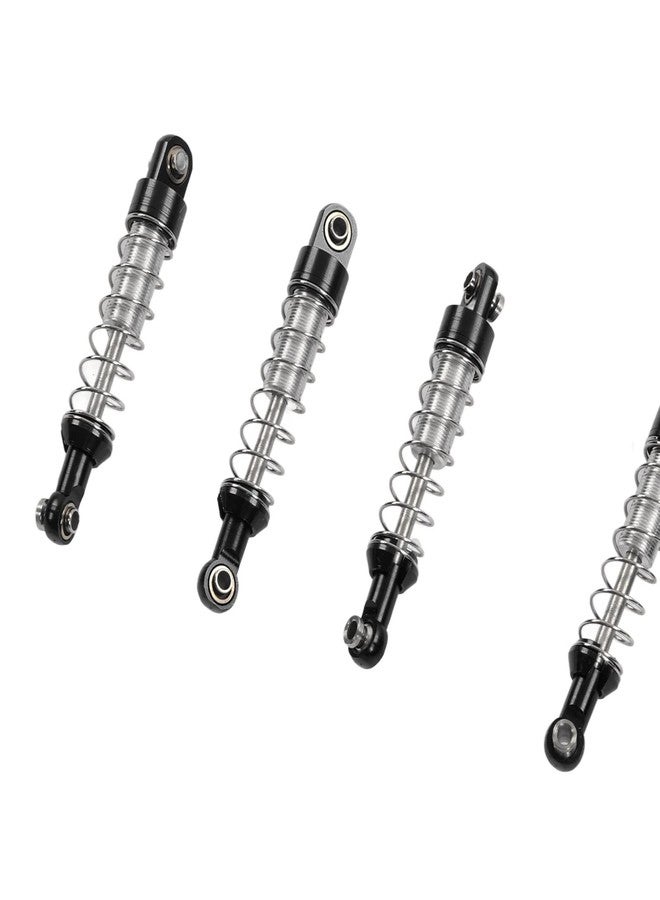 WGFOIP Aluminum Alloy Shocks Absorber, RC Car Upgrade Spare Kit Pull Rod Kit for WPL C24 C14 C14K C24K RC Car (Black) - Image 3