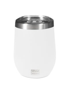 WAICEE Wine Tumbler White Color 12OZ / 350ML  - Image 3