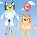 Jay Franco Bluey Bingo Plush Pillow Buddy Set Super Soft Character Pillows Polyester Microfiber 12 inches - Image 4