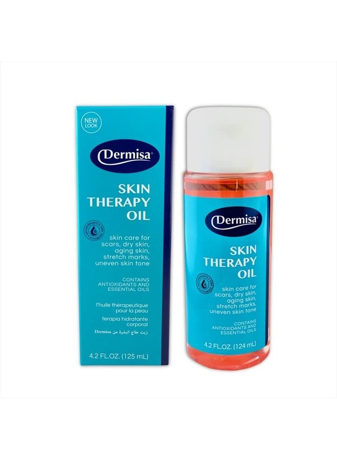 DERMISA زيت علاج البشرة | زيت مرطب عميق متعدد الاستخدامات | يحتوي على فيتامين E و A، البابونج، إكليل الجبل، القطيفة، عباد الشمس، زيت اللافندر | 4.2 أونصة | عبوة من 1 - Image 1