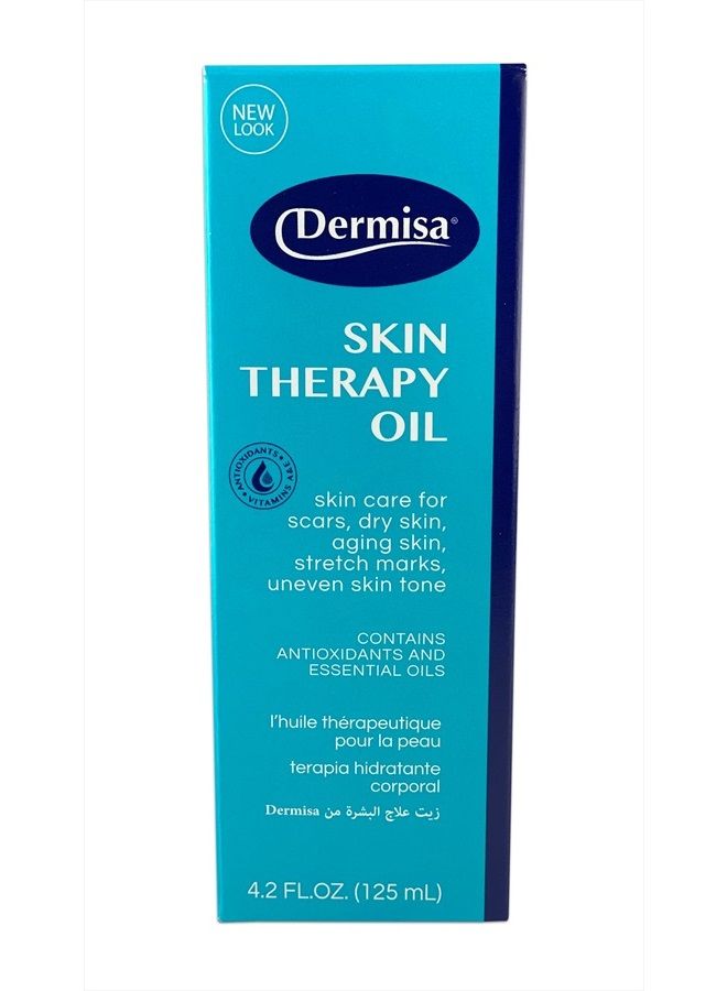 DERMISA زيت علاج البشرة | زيت مرطب عميق متعدد الاستخدامات | يحتوي على فيتامين E و A، البابونج، إكليل الجبل، القطيفة، عباد الشمس، زيت اللافندر | 4.2 أونصة | عبوة من 1 - Image 3