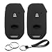 INFIPAR 2pcs Compatible with Kia K5 Forte Seltos Sorento Soul Sportage NIRO EV6 NIRO EV Cadenza Telluride Stinger Smart 4 5 Buttons Key Fob Cover Case Key Chain Protector Keyless Entry Remote Holder - Image 2