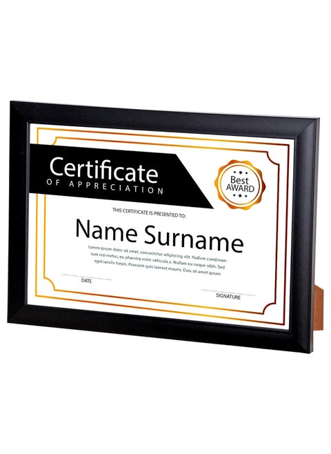 A4 Photo Frame, Wall & Tabletop , 20x30CM ( Black )