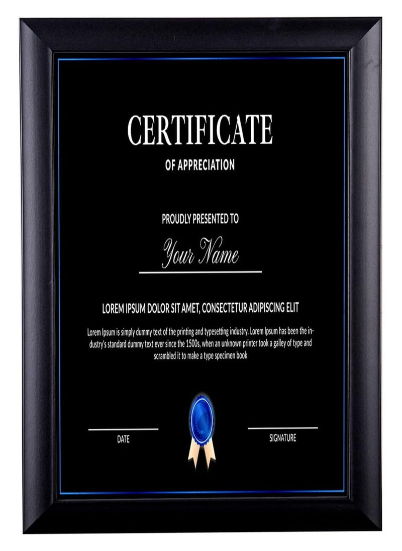 Generic - A4 Photo Frame, Wall & Tabletop , 20x30CM ( Black ) - Image 1