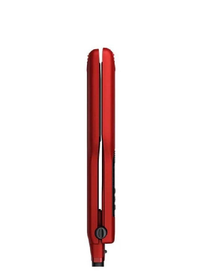 Rush Brush - Rush Brush X1 Wide Straightener, LED screen, Auto shutdown, Safety lock - Red - Image 1