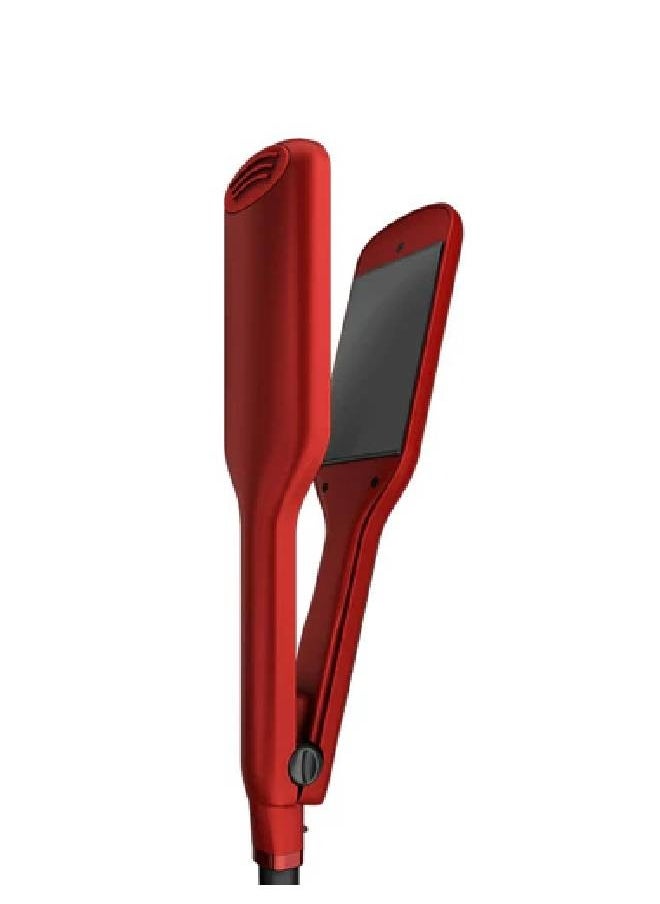 Rush Brush - Rush Brush X1 Wide Straightener, LED screen, Auto shutdown, Safety lock - Red - Image 1